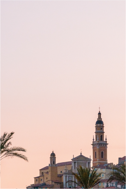 Sarah Varlet - Photo Affiche Poster - Décoration - Sud de la France - Menton - Sunset - Coucher de soleil 
