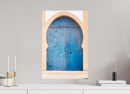 Photographie Décoration Tirage Photo Sarah VARLET Essaouira Maroc Porte Bleue