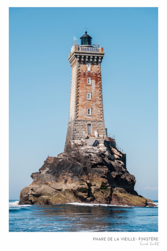 Photographie Décoration Sarah Varlet Phare de La Vieille Pointe du Raz Finistère Bretagne