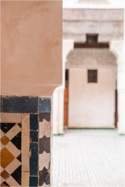 Sarah Varlet - Photo Affiche Poster - Décoration - Voyage Maroc Fes Zelliges - Architecture