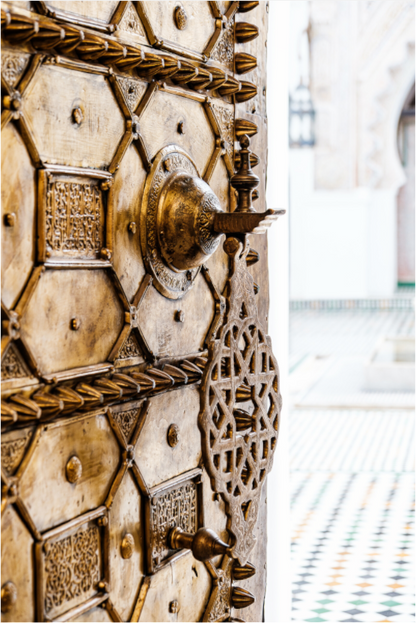 Sarah Varlet - Photo Affiche Poster - Décoration - Maroc - Voyage - Porte - Architecture - Fes