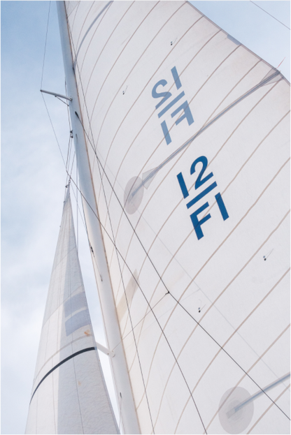 Sarah Varlet - Photo Affiche Poster - Décoration - Sailing photographie - bateau 12MJI 