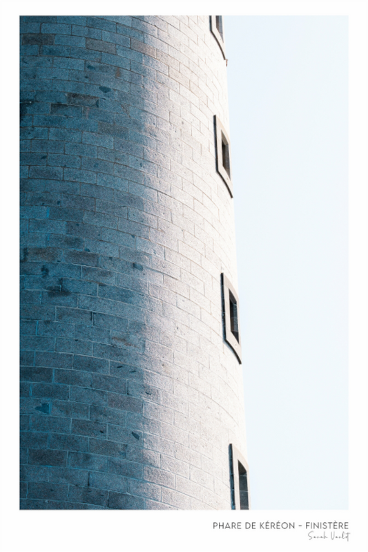 Photographie Décoration Sarah Varlet Phare de Kéréon Finistère Bretagne Mer d'Iroise