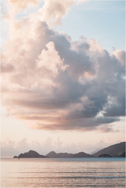 Sarah Varlet - Photo Affiche Poster - Décoration - Coucher de soleil - Mer - Ocean - Seychelles