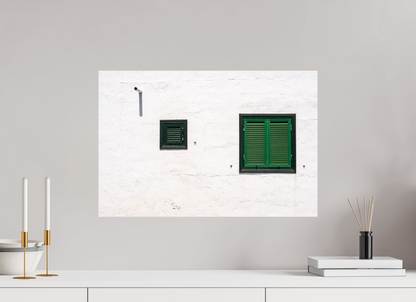 Sarah Varlet - Photo Affiche Poster - Décoration - Voyage - Lanzarote - Architecture - Minimalisme - blanc vert